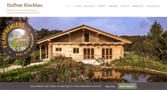 Desktop Screenshot of duffner-blockbau.de
